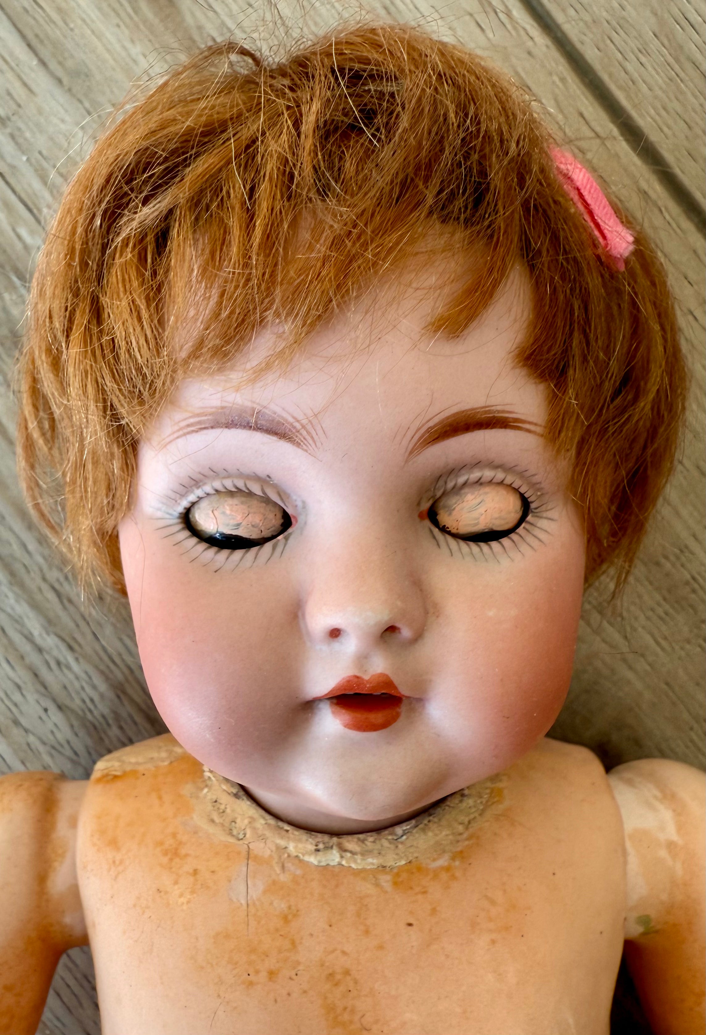 Adorable 12 1/2" Antique German Kestner 143 Character Doll