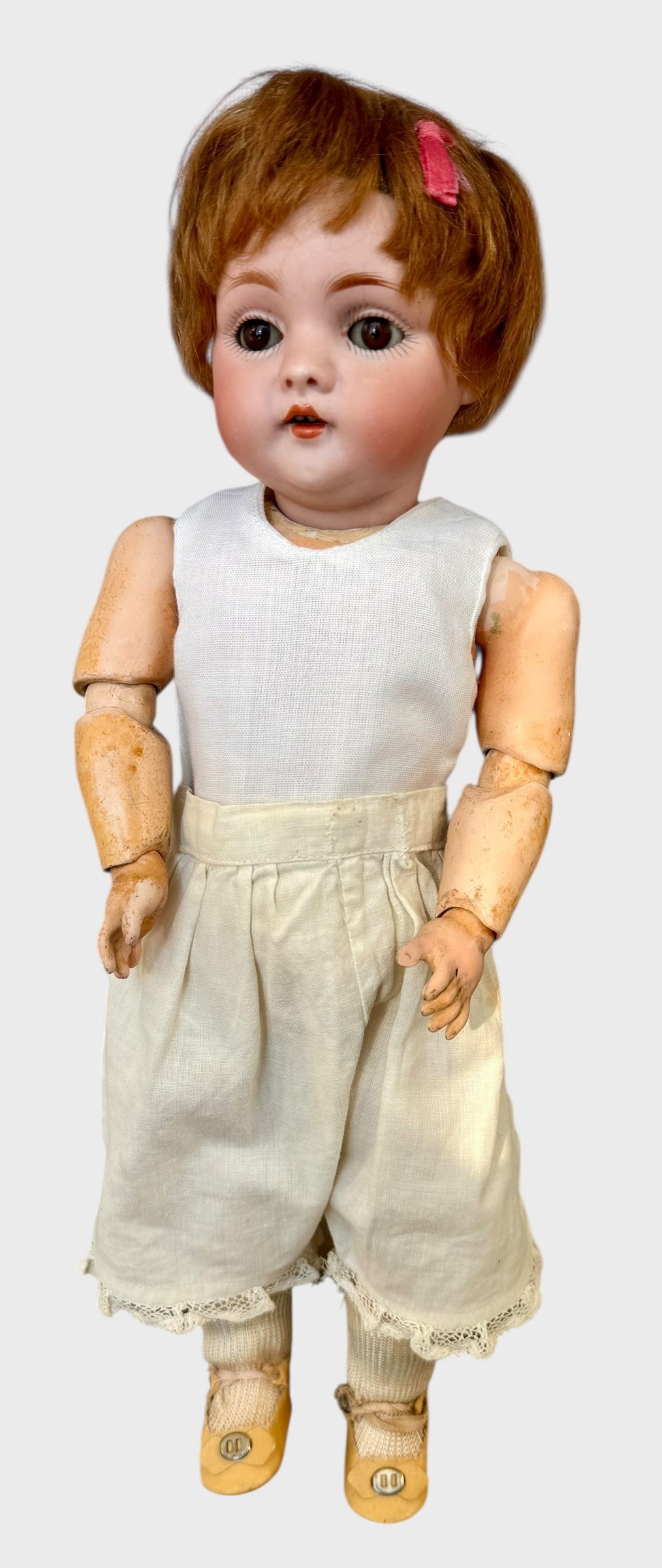 Adorable 12 1/2" Antique German Kestner 143 Character Doll