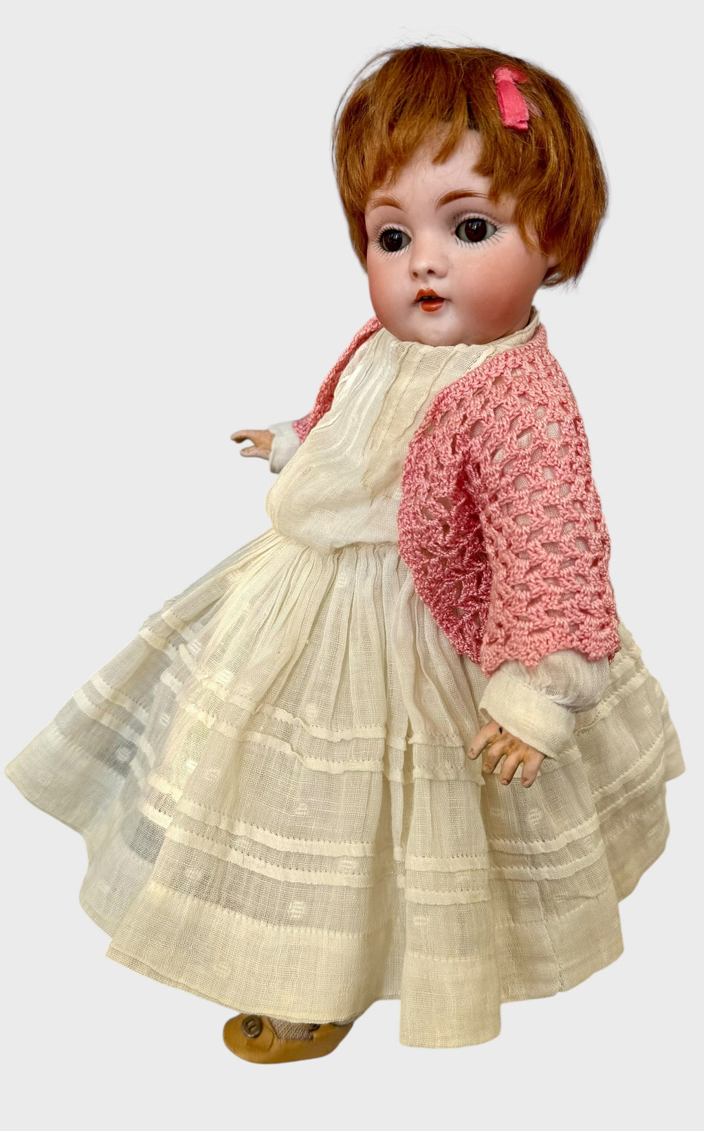 Adorable 12 1/2" Antique German Kestner 143 Character Doll