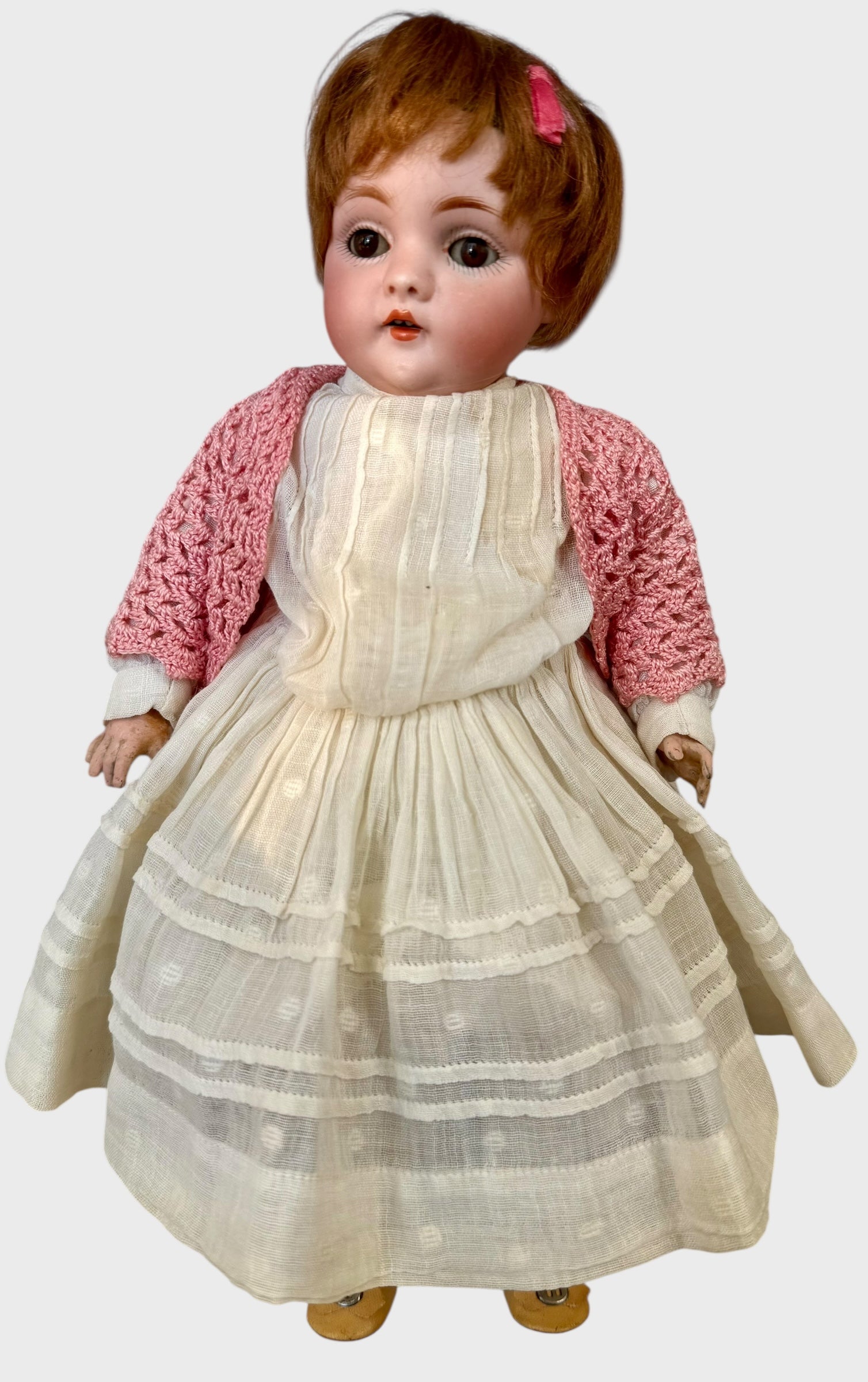 Adorable 12 1/2" Antique German Kestner 143 Character Doll