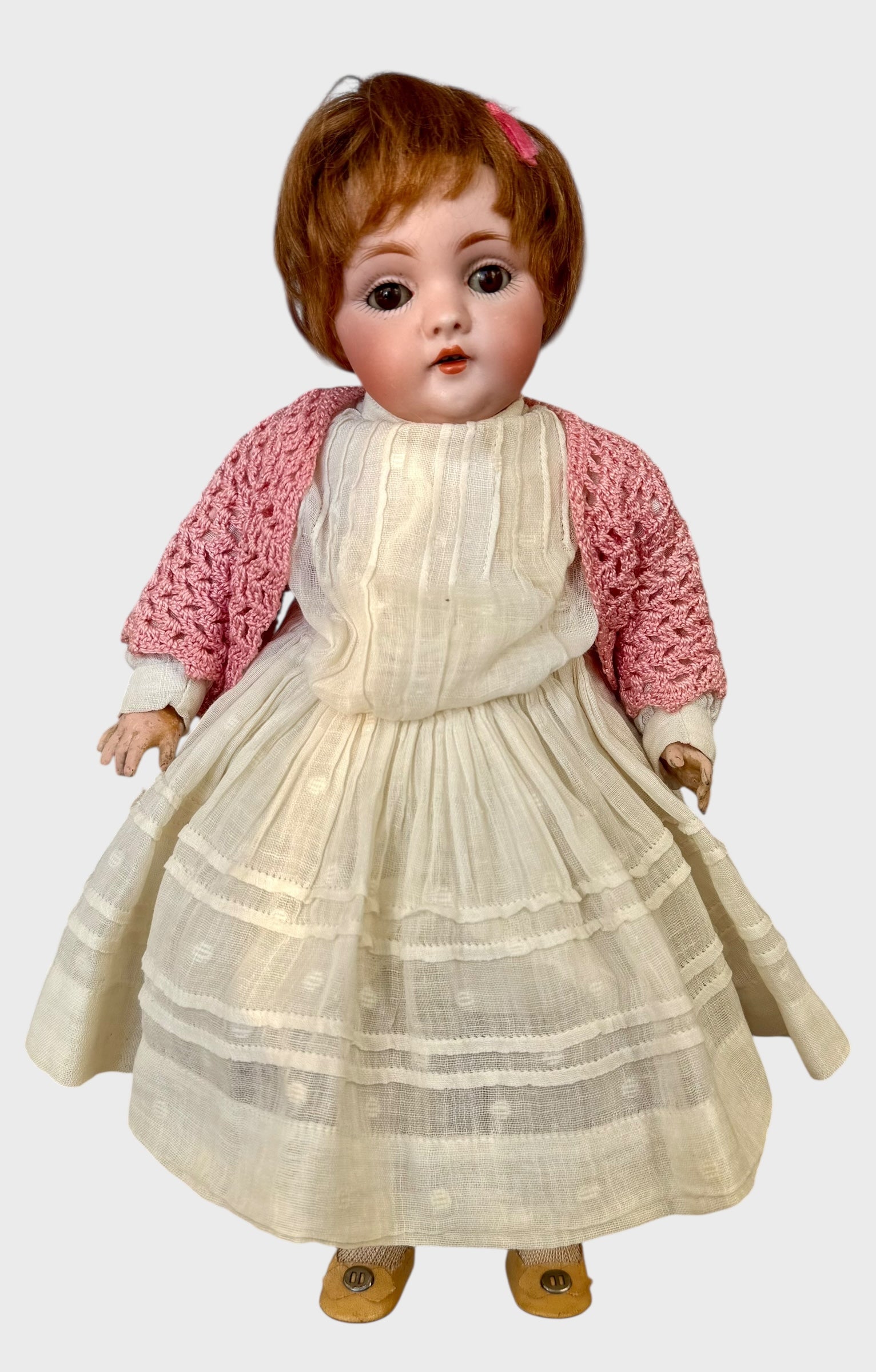 Adorable 12 1/2" Antique German Kestner 143 Character Doll