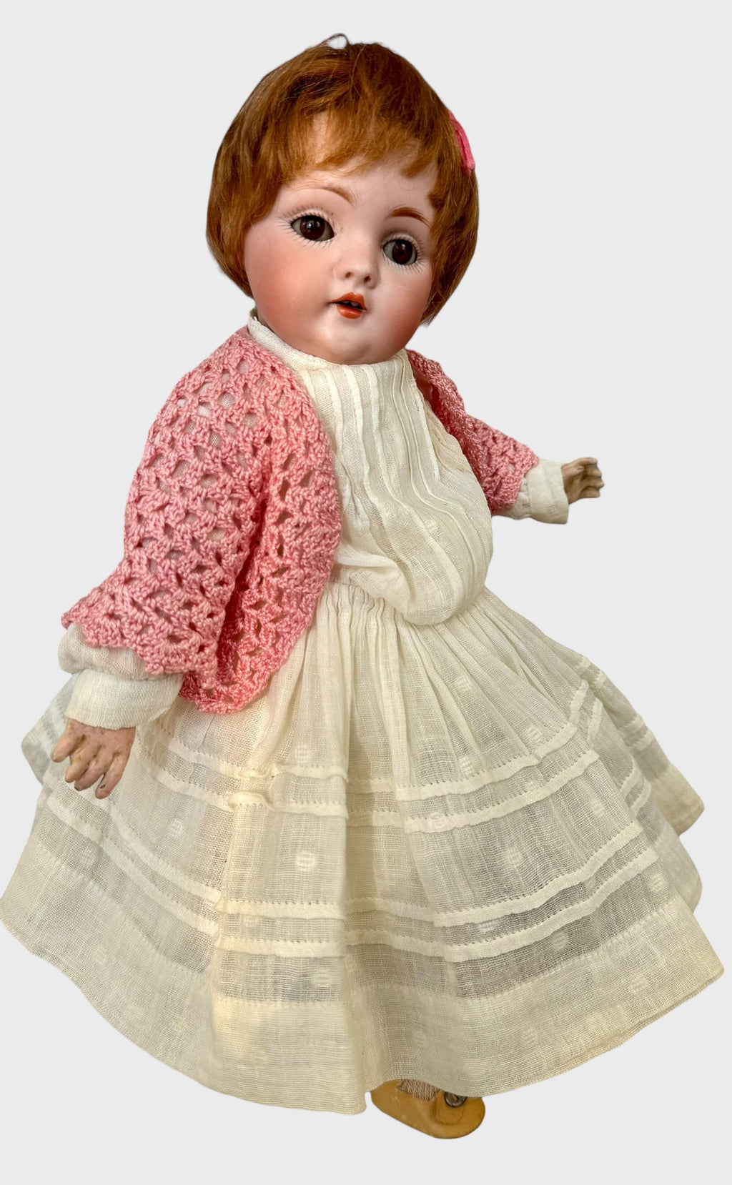 Adorable 12 1/2" Antique German Kestner 143 Character Doll