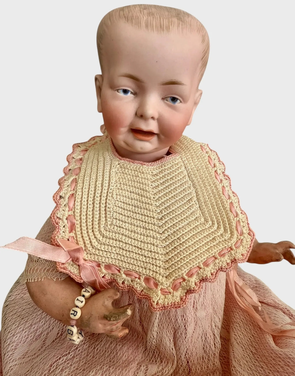 So Sweet Rare Fritz Bierschenk German Bisque Head Baby Doll