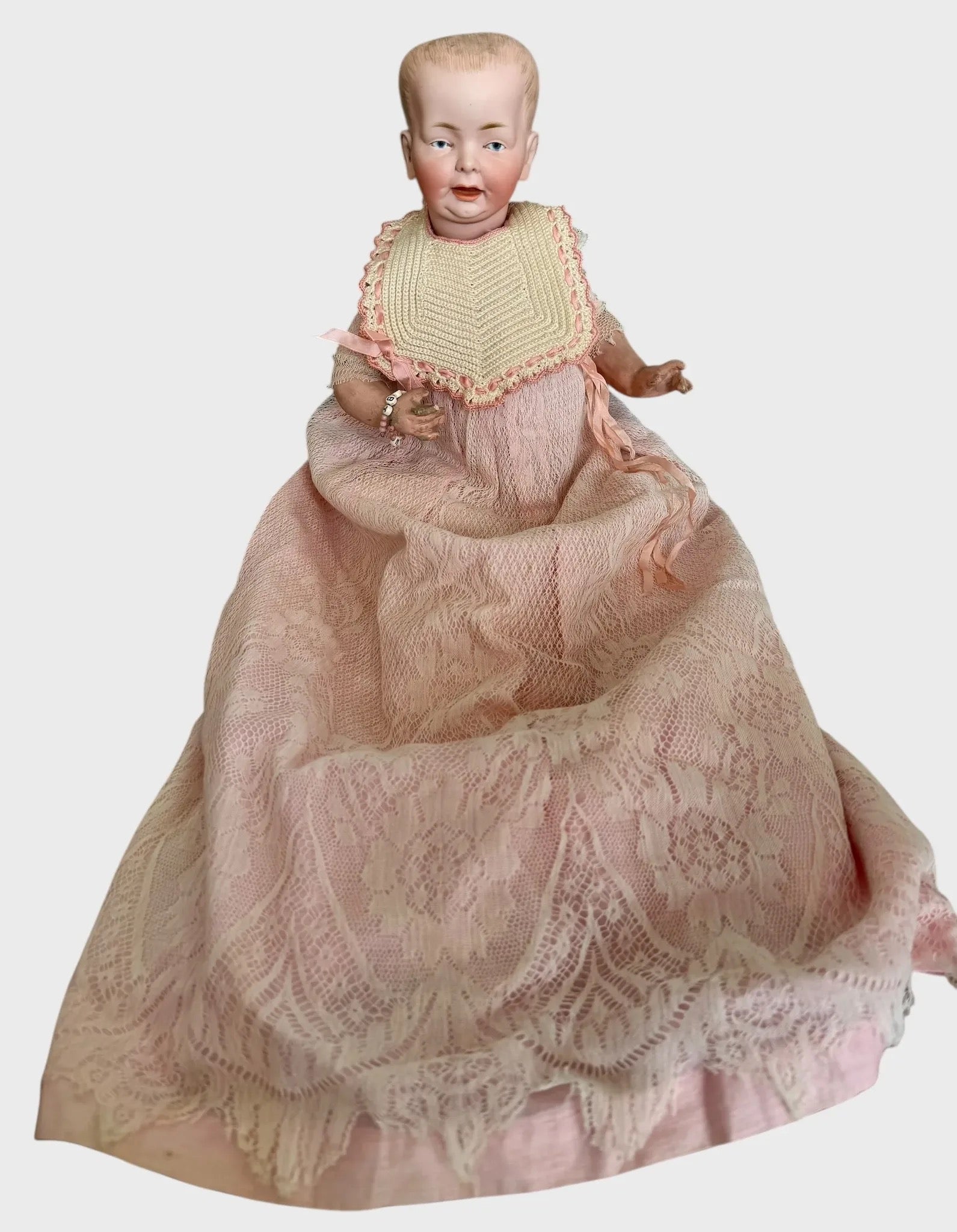 So Sweet Rare Fritz Bierschenk German Bisque Head Baby Doll