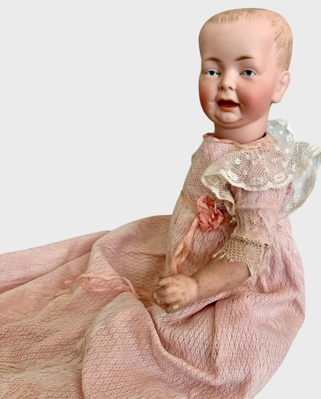 So Sweet Rare Fritz Bierschenk German Bisque Head Baby Doll