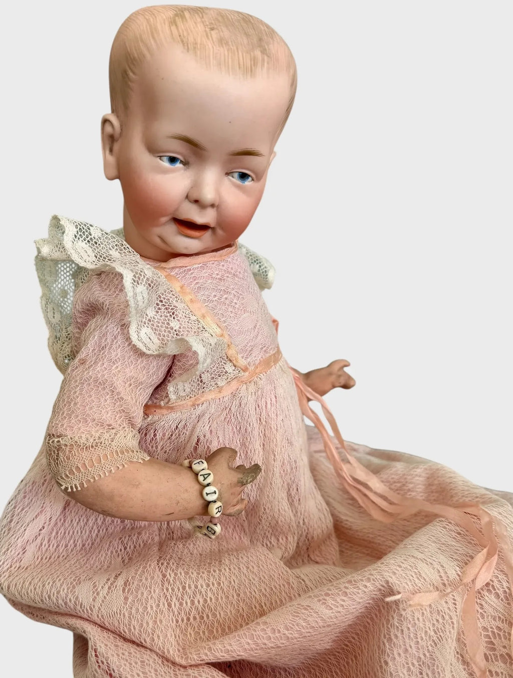 So Sweet Rare Fritz Bierschenk German Bisque Head Baby Doll