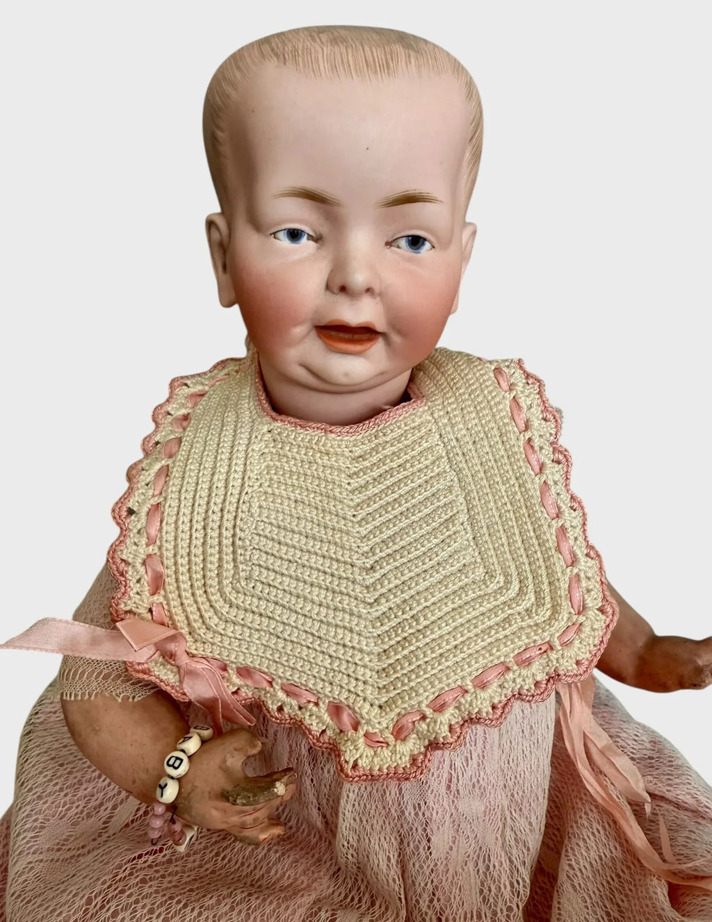 So Sweet Rare Fritz Bierschenk German Bisque Head Baby Doll