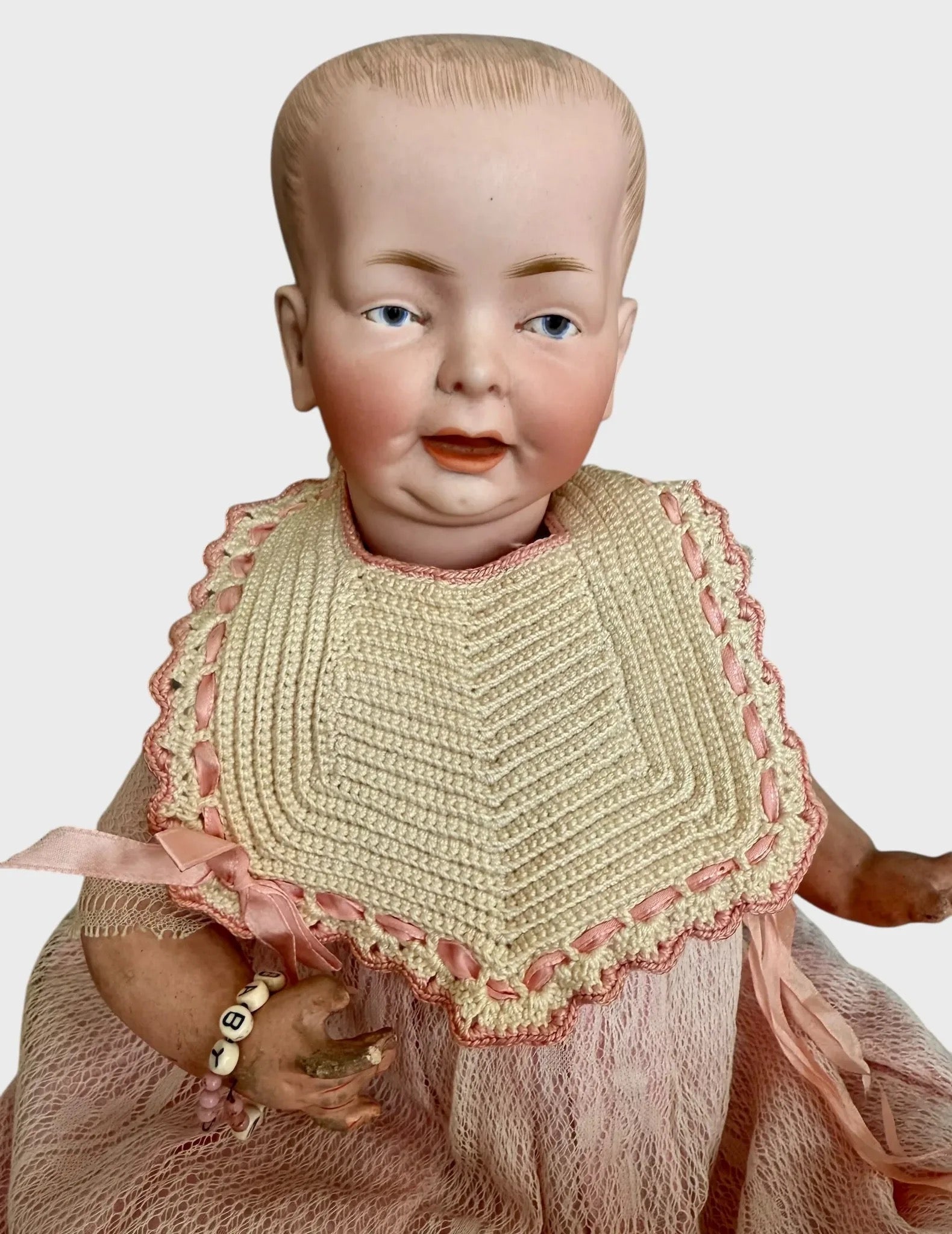 So Sweet Rare Fritz Bierschenk German Bisque Head Baby Doll