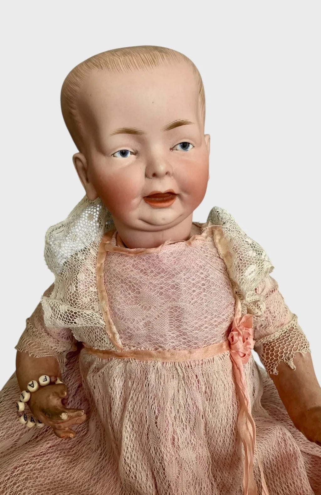 So Sweet Rare Fritz Bierschenk German Bisque Head Baby Doll