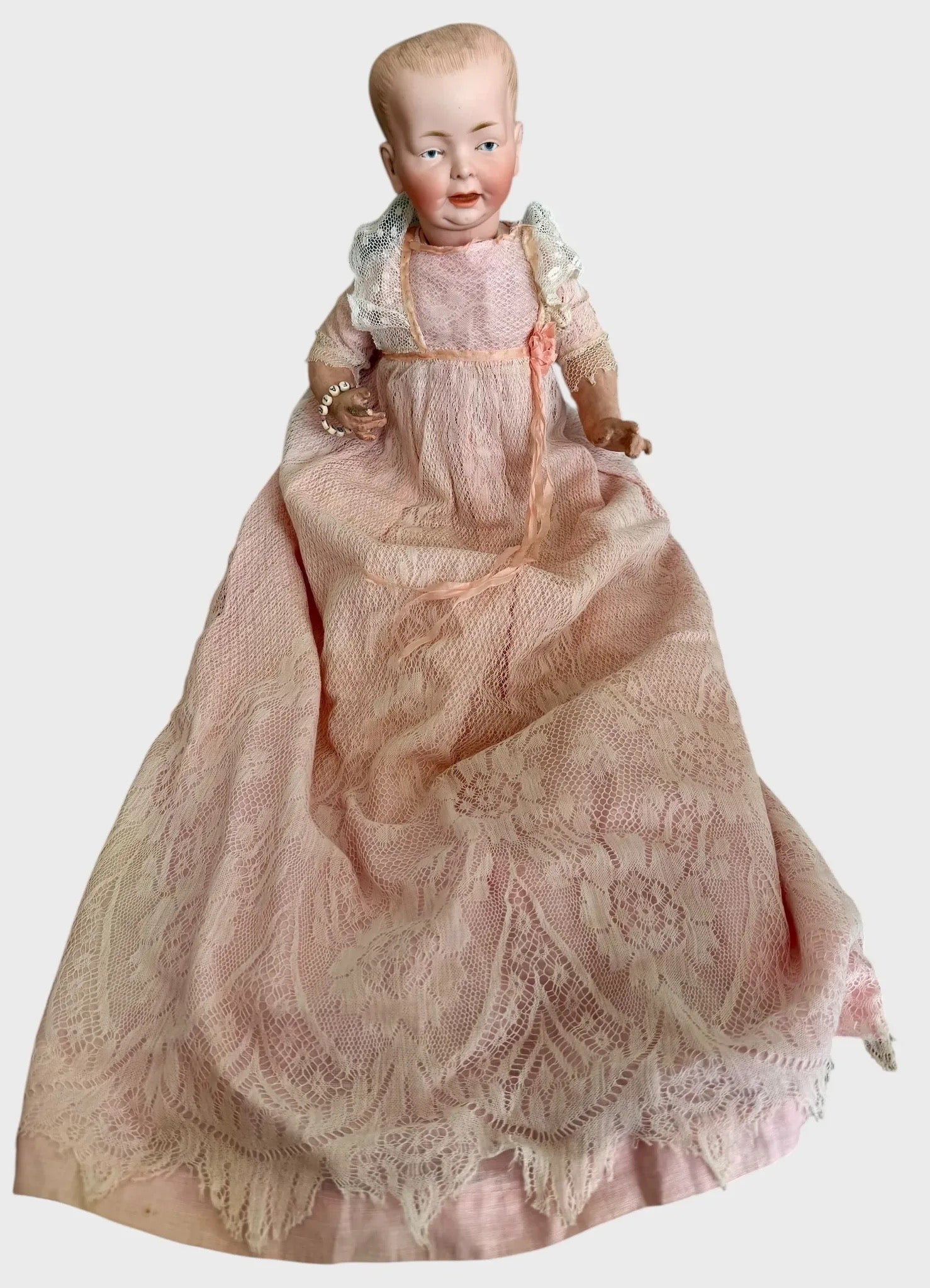 So Sweet Rare Fritz Bierschenk German Bisque Head Baby Doll