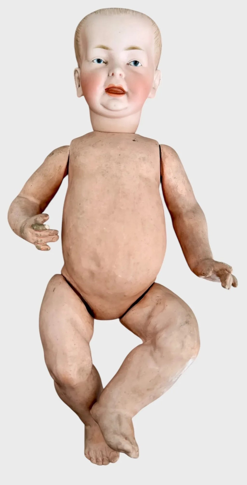 So Sweet Rare Fritz Bierschenk German Bisque Head Baby Doll