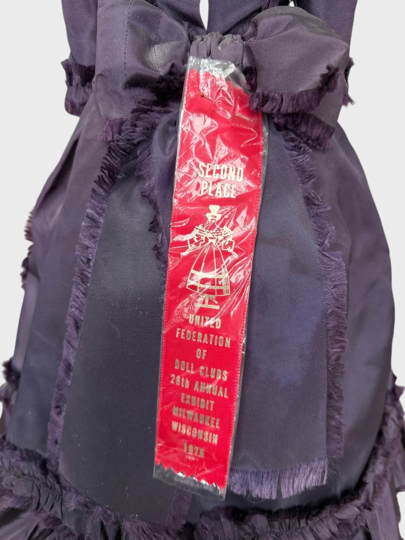 Rare Early China Head Doll w Spit Curls on Side, Comb and Snood